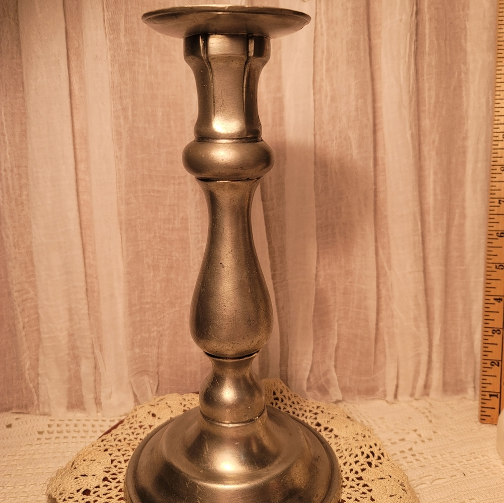 Elegant Silver Candlestick Holder